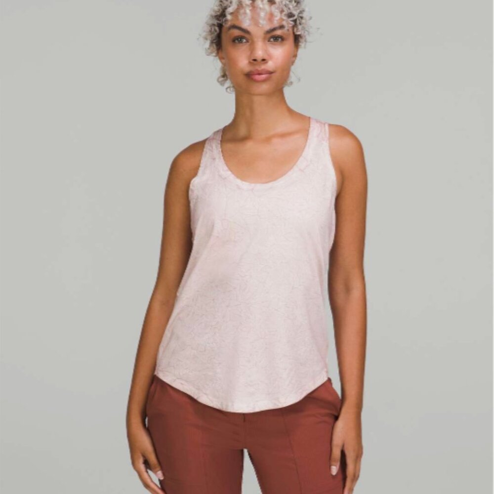 Lululemon Love Tank Top Summit Wash Smoky Topaz